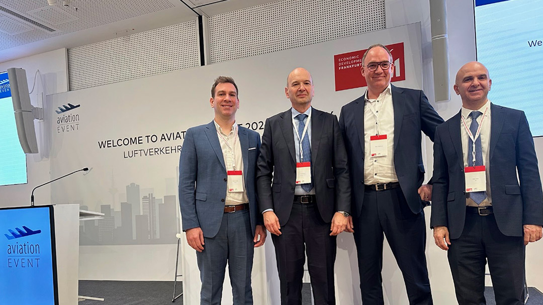 From left to right: David Carlisle (Condor), Ivan Bassato (Rome Airports), Marc Oedekoven (LAG and Kibix Logistics), Mete Erna (TAV Airports Holding)